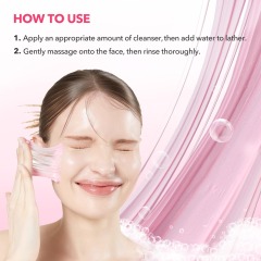 Private Label Pink Peptide TXA Niacinamide Face Cleanser Serum Toner Skin Care Set Whitening Vegan Organic Skin Care Set