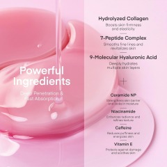 OEM Peptide Collagen Under Eye Patches Korean Firming Glowing Hydrating Hydrogel Mask for Puffy Eyes Dark Circles