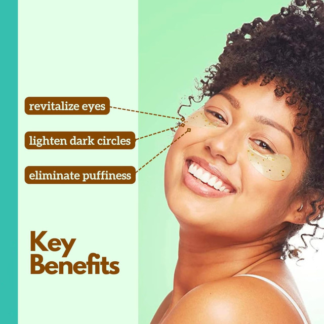 Private Label Under Eye Patches Soothing Oil-Infused Gel Eye Masks for Puffy Eyes and Dark Circles