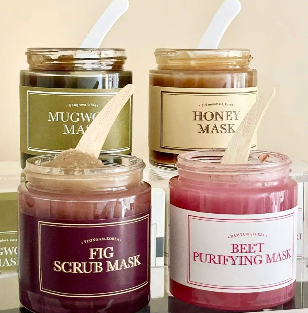 Private Label Natural Honey Mugwort Rice Fig Face Cream Set Premium Quality Skin Care Product Face Cream Kit for Skin Care