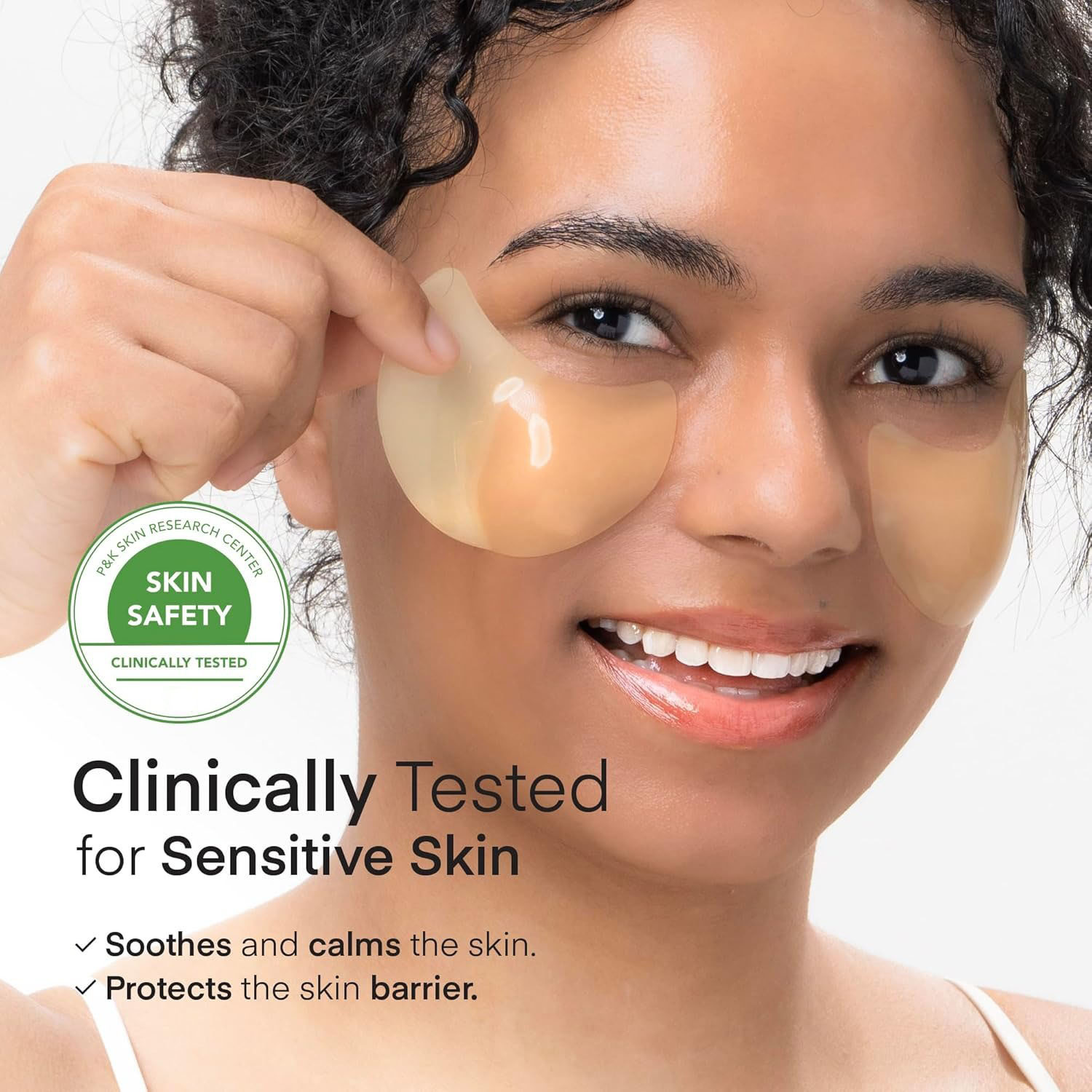 Private Label Vitamin C Eye Patches Brightening & Hydrating Under Eye Masks Tranexamic Acid Caffeine Hyaluronic Acid Serum