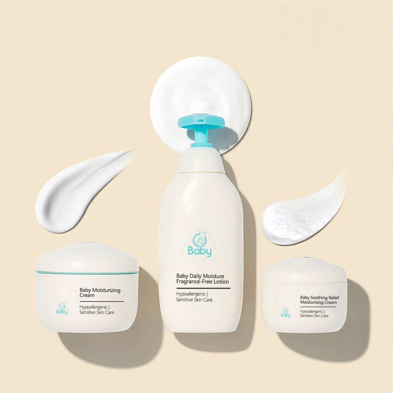 Private Label Gently Moisturizing Nourishing Skin Care Sets Custom logo Vegan Whitening Face Body Heath Baby Body Set
