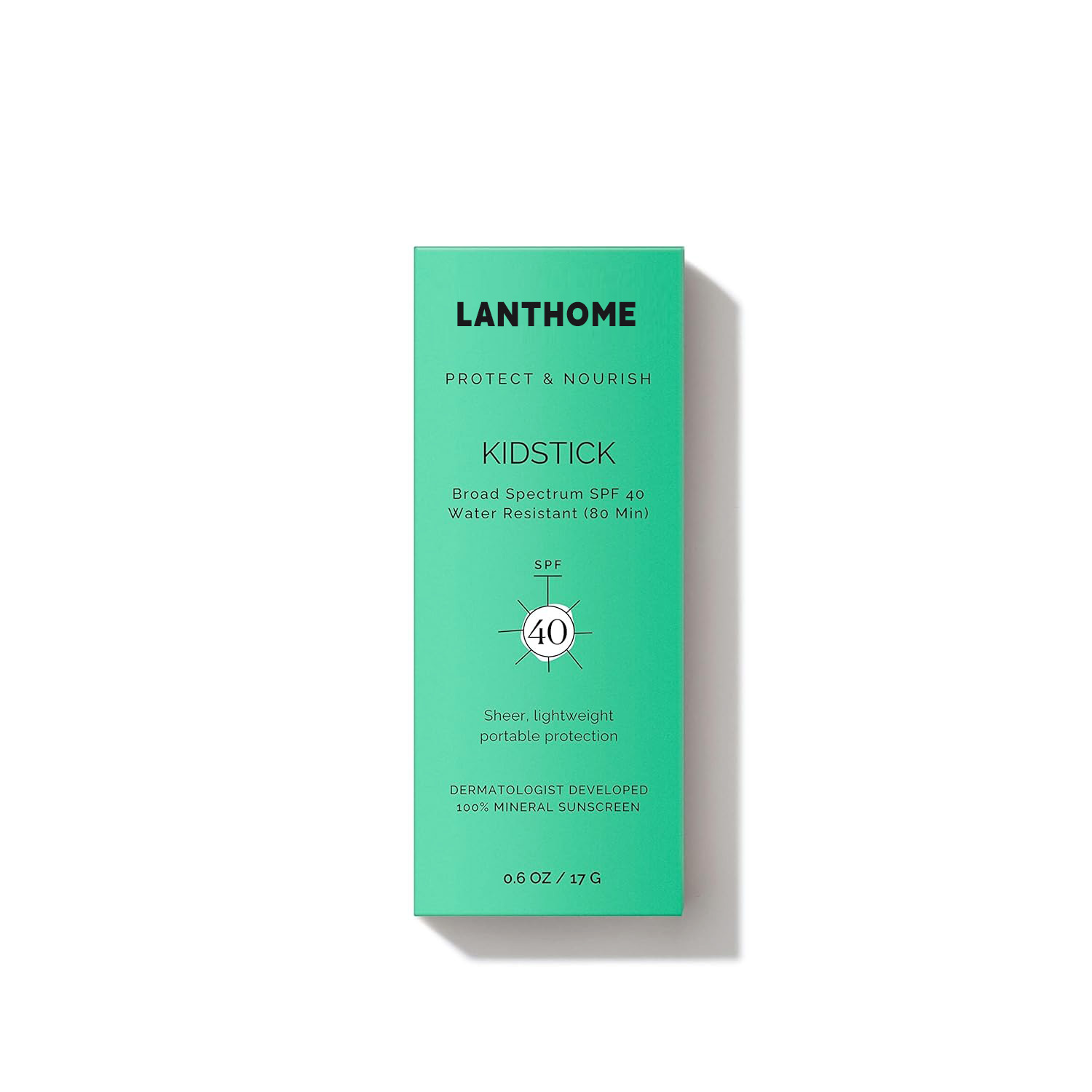 Private Label OEM LANTHOME Kids Stick SPF 40: Gentle, Oil-Free Sun Protection with Vitamin C & E