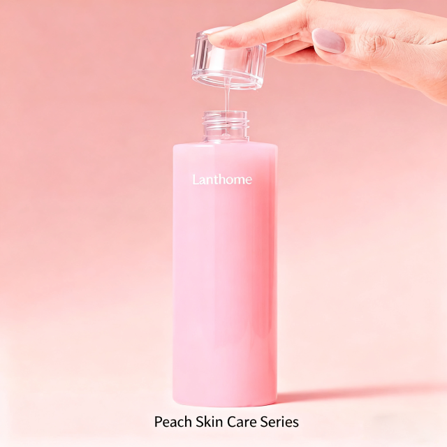 ODM/OEM Peach Skin Care Set with Niacinamide Vitamin E Shea Butter Daily Use Firming Natural Skin Care Set