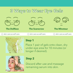 Private Label Green Tea Hydrating Under Eye Masks Under Eye Patches for Dark Circles and Puffy Eyes Care