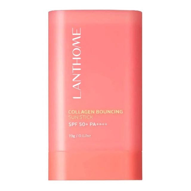 Custom Collagen Bouncing Sunstick SPF50 PA++++ 3000ppm Collagen Hyaluronic Acid Anti Aging Hydrating Portable Sunscreen Stick