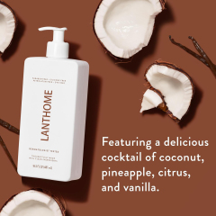 OEM Body Lotion Contains Naturally Derived Plant-Based Moisturizers for Women and Men Restores Dry Skin Coconut Vanilla