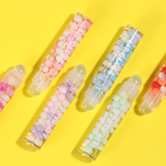 Private Label Roll-on Pearl Lip Glow Oil Hydrating Plumping Lip Gloss Stick Vegan Non-sticky Lip Oil Treatment for Dry Lips