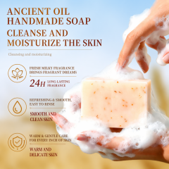 Natural Organic Oatmeal Soap for Sensitive Skin Exfoliating Handmade Soap Bar for Body & Face Eczema Relief Private Label OEM