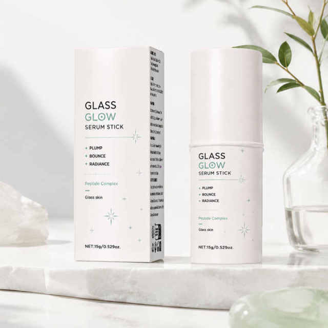 Private Label Glass Slick Serum Stick for Face Glow Stick Hydrating Radiant Glass Skin Balm Moisturizing Face Serum Stick OEM