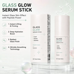 Private Label Glass Slick Serum Stick for Face Glow Stick Hydrating Radiant Glass Skin Balm Moisturizing Face Serum Stick OEM