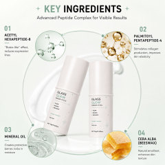 Private Label Glass Slick Serum Stick for Face Glow Stick Hydrating Radiant Glass Skin Balm Moisturizing Face Serum Stick OEM