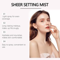 New Arrival Custom SPF 50 Sunscreen Broad Spectrum Shimmering Body Oil Mist Hydrating Makeup-Friendly Glow Spray
