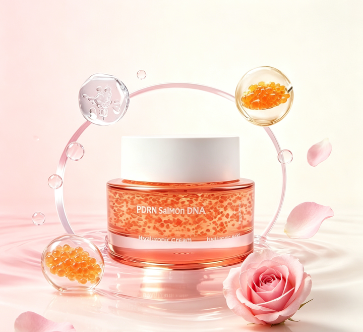 Crème en capsules de gelée de collagène à base d'ADN de saumon OEM PDRN : anti-rides, hydratante et raffermissante pour le visage (produits de soins coréens).