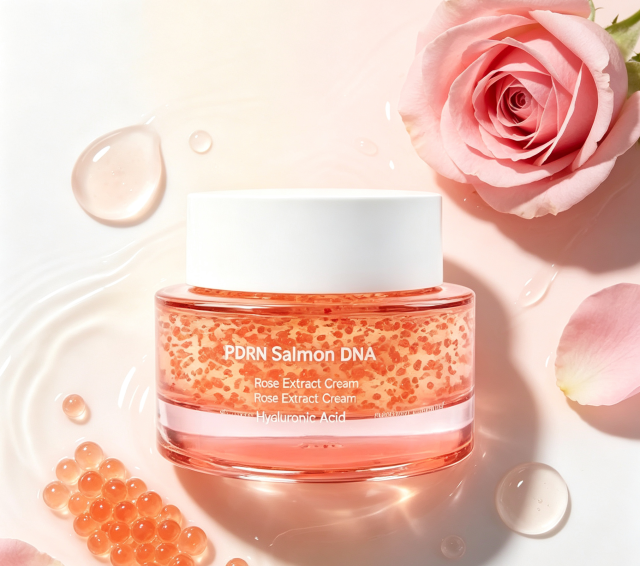 Crème en capsules de gelée de collagène à base d'ADN de saumon OEM PDRN : anti-rides, hydratante et raffermissante pour le visage (produits de soins coréens).