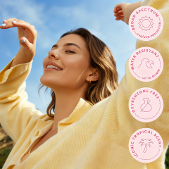 Private Label SPF30 Sunscreen Makeup Setting Powder Women Face and Body Light Weight Setting Powder Suitable for All Skin Types