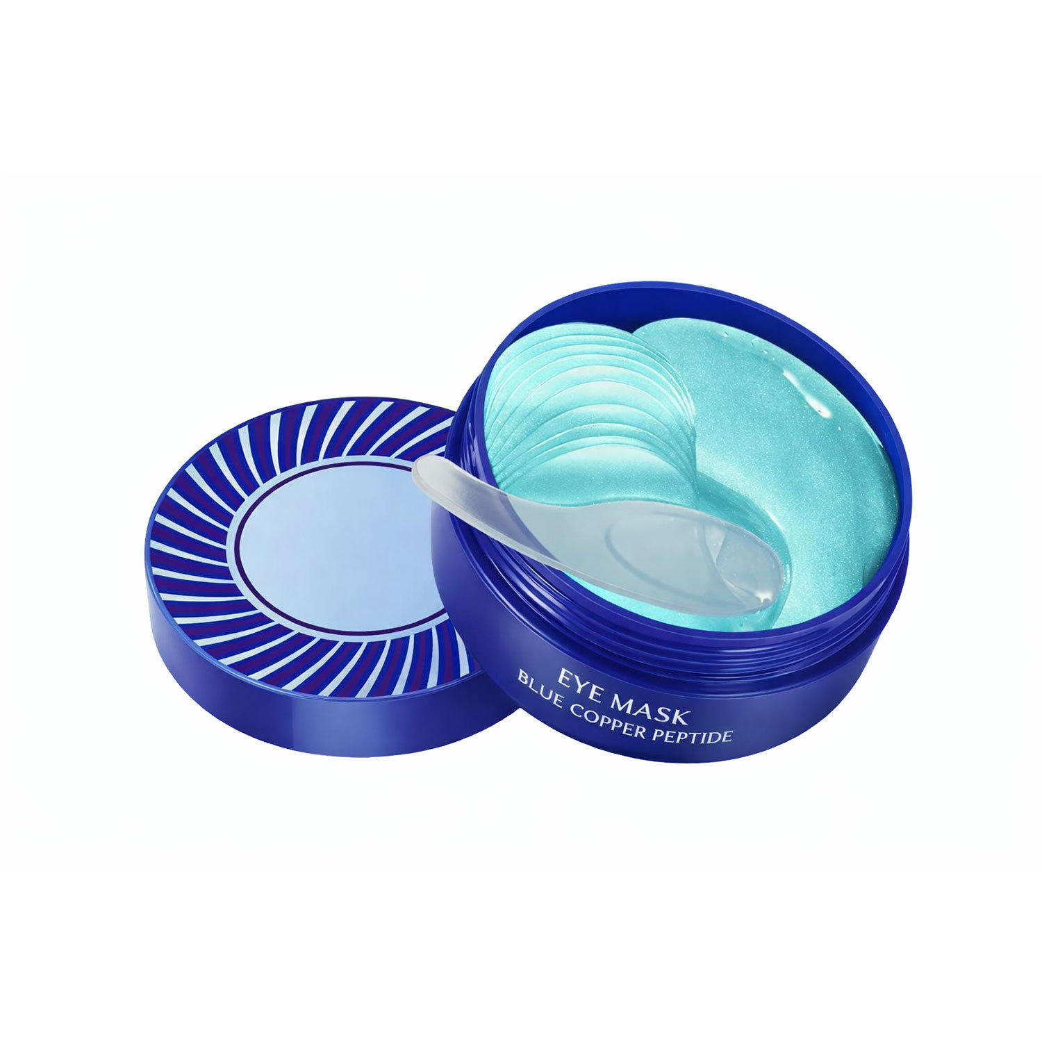 OEM Relieve+Anti Frinkle Vegane Augenmaske mit blauem Kupferpeptid, Bio-Augenpads mit Ringelblume und Centella