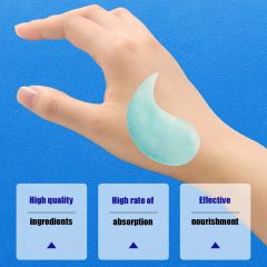 OEM Relieve+Anti Frinkle Vegane Augenmaske mit blauem Kupferpeptid, Bio-Augenpads mit Ringelblume und Centella