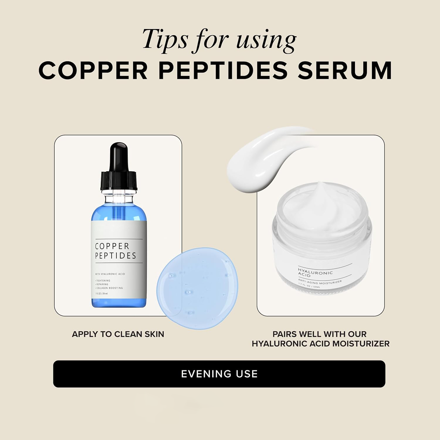 Private Label Blue Copper Peptide Serum Skin Care Solution Ghk-cu Serum for Anti Wrinkle and Moisturizing