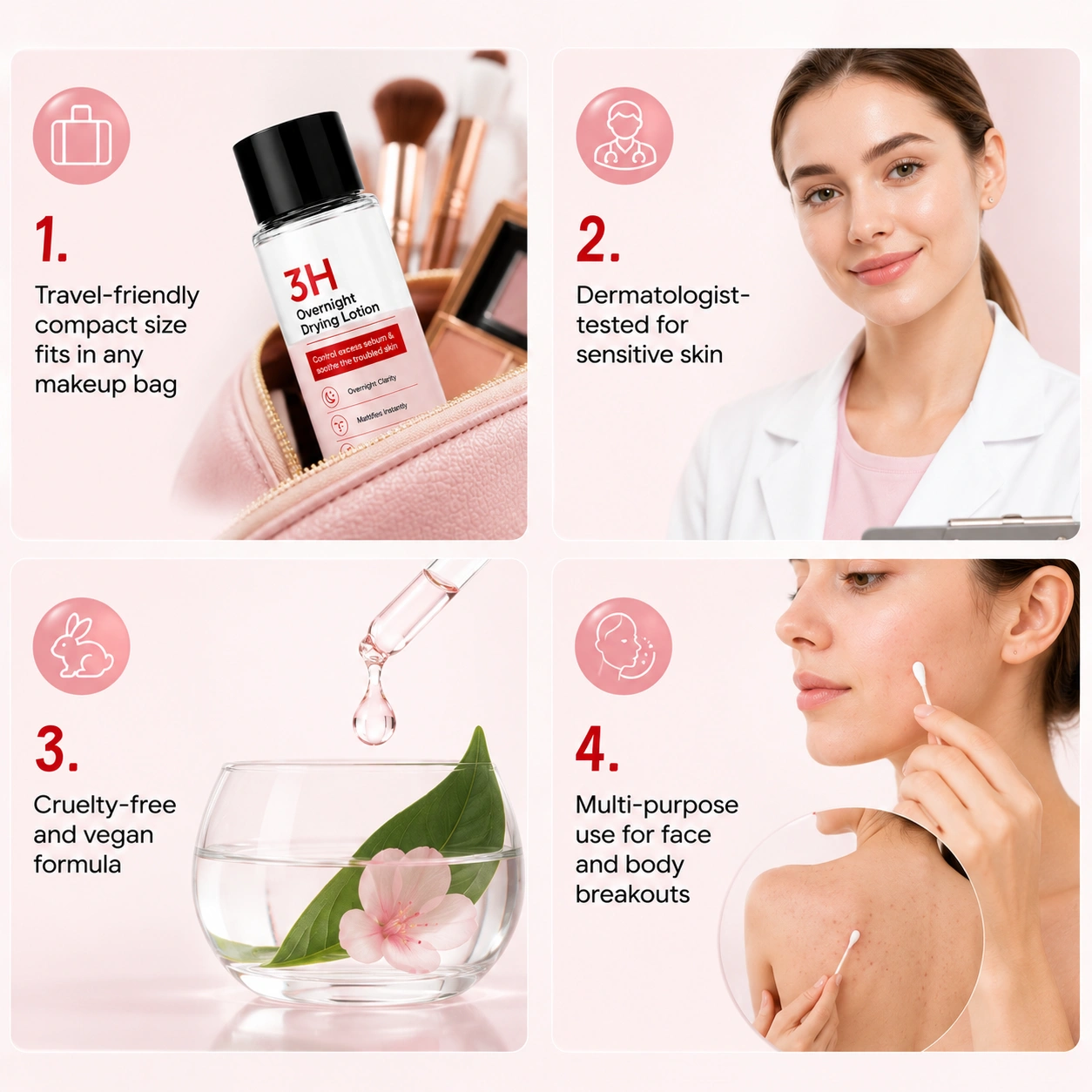 OEM balm quality control and batch check for acne spot treatment