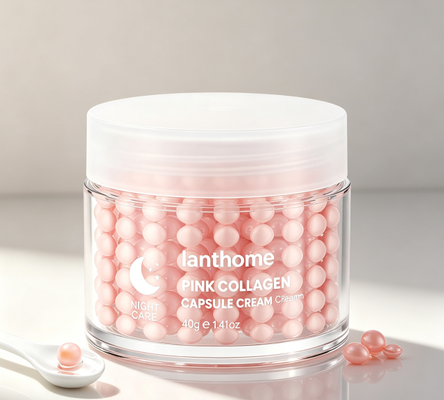 OEM/ODM Salmon DNA PDRN Collagen and Hyaluronic Acid Facial Jelly Capsule Cream FirmingFacial Cream for Korean Skincare Products