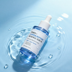 OEM Private Label Wholesale Natural PDRN Copper Peptide Serum Anti Aging Brightening Collagen Moisturizing Face Care Skincare
