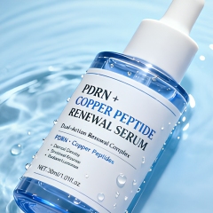 OEM Private Label Wholesale Natural PDRN Copper Peptide Serum Anti Aging Brightening Collagen Moisturizing Face Care Skincare