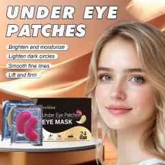 Lanthome Organic Under Eye Care Masks OEM Stock Under Eye Patches Anti-Aging Lightening Dark Circles Sheet Patches