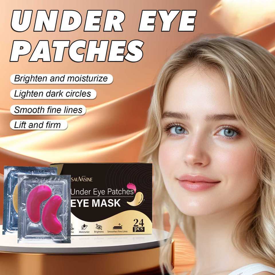 Lanthome Organic Under Eye Care Masks OEM Stock Under Eye Patches Anti-Aging Lightening Dark Circles Sheet Patches