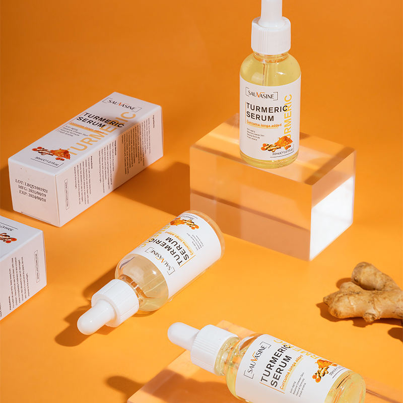 LANTHOME Natural Vitamin c Herbal Turmeric Serum Face Serum for All Skin Niacinamide Serum