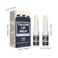 Beef Tallow Lip Therapy Moisturizing Liquid Lip Balms Dry Skin Premium High Quality Products