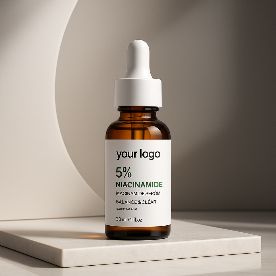 OEM 2% Salicylic Acid 5% Niacinamide Facial Serum for Pore Minimizing Blemish Balancing Private Vegan Anti-Wrinkle