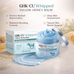 OEM Private Label GHK-CU Green Tea Whipped Honey & Grass Fed Beef Tallow Anti-Aging Skin Care Cream