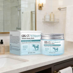 OEM Private Label GHK-CU Green Tea Whipped Honey & Grass Fed Beef Tallow Anti-Aging Skin Care Cream