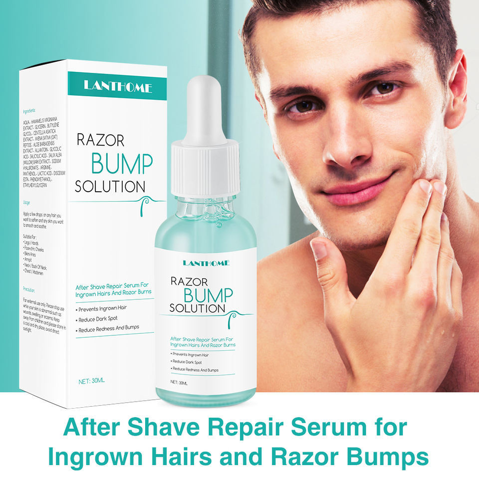 High Quality Ingrown Hair Serum Men Liquid OEM Men and Women Toner Razor Bump Oil After Shave Lotion