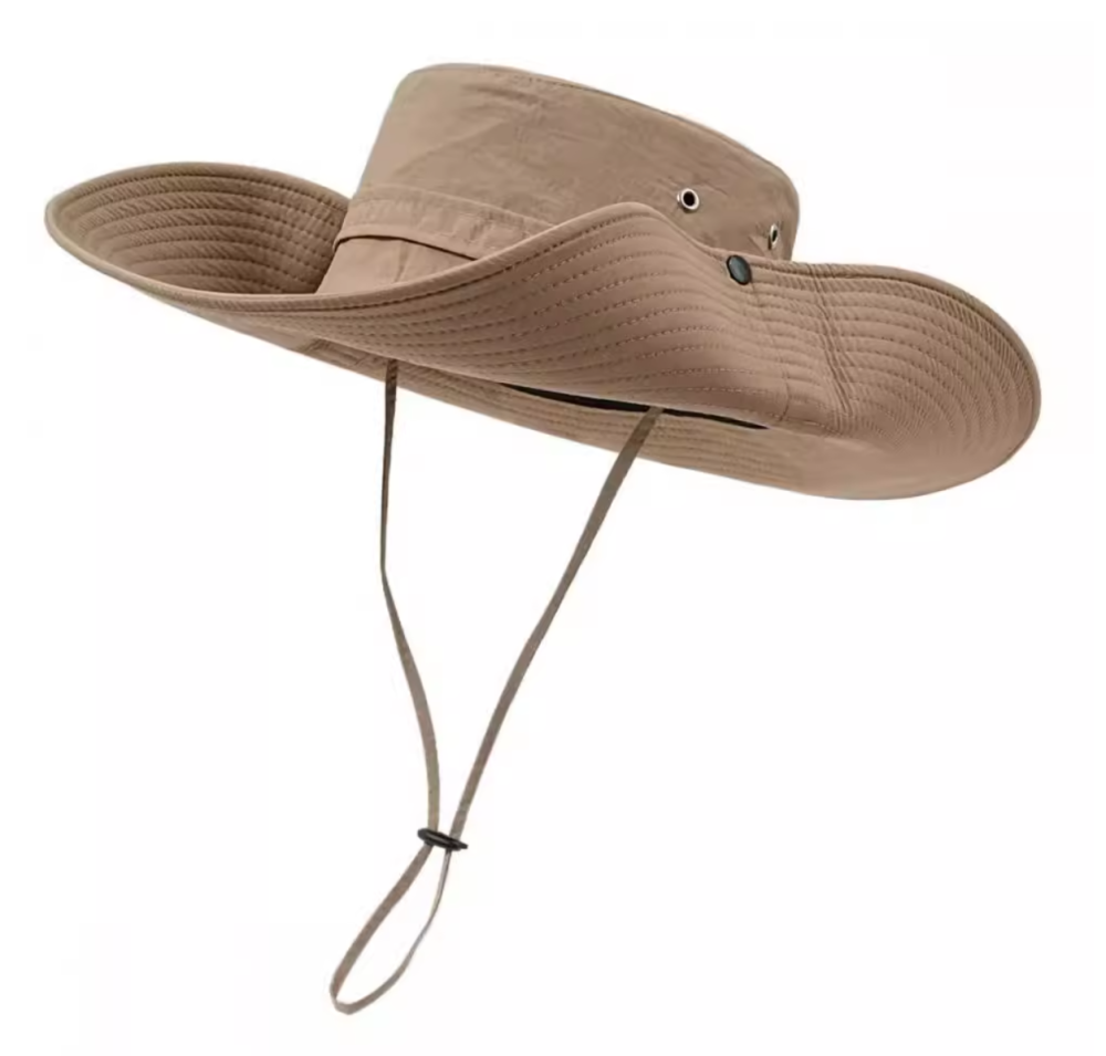 Mountaineering hat, summer sun protection, large brim sun protection, outdoor fishing sun hat, fisherman hat