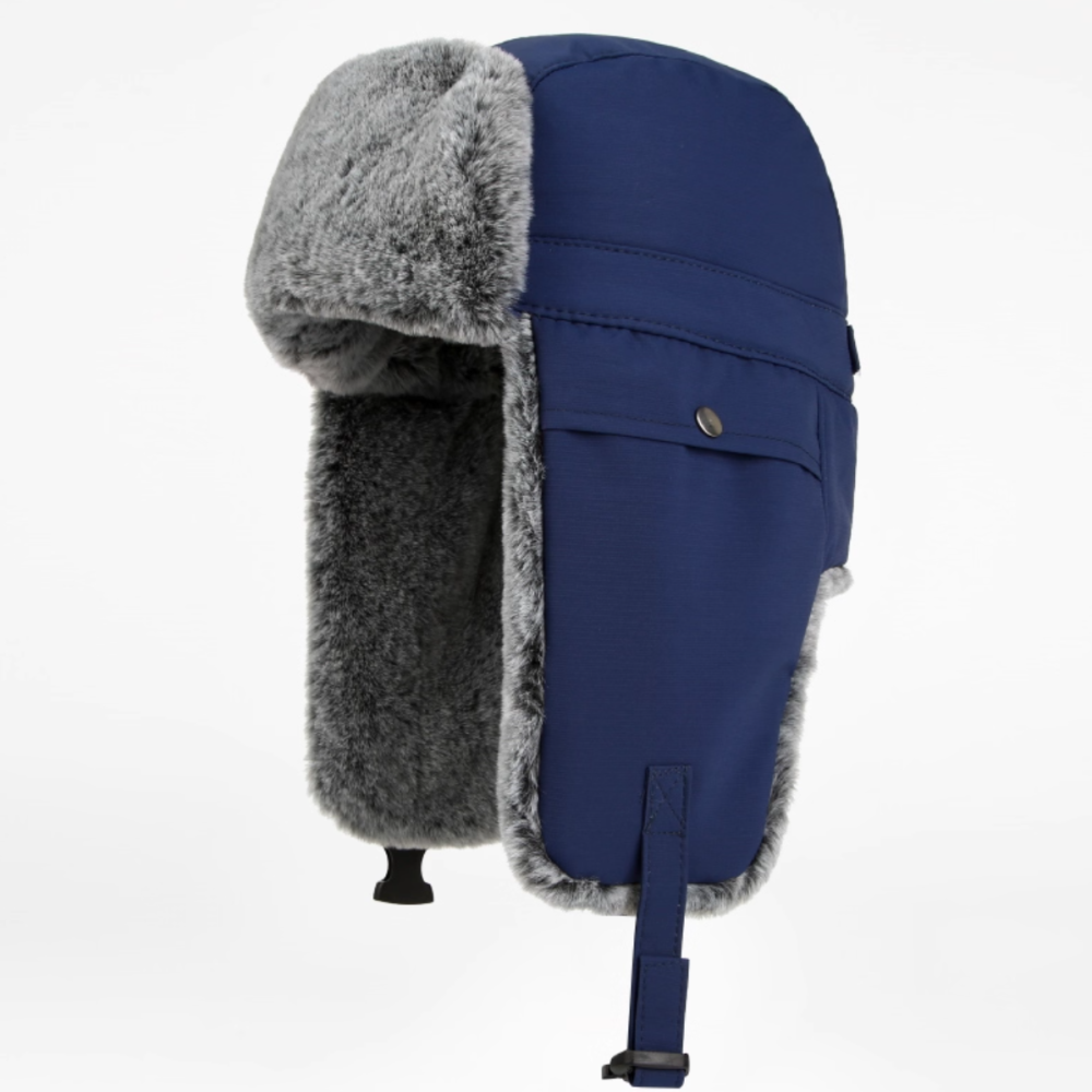 Winter velvet thickened windproof and cold proof ear protection hat, warm hat