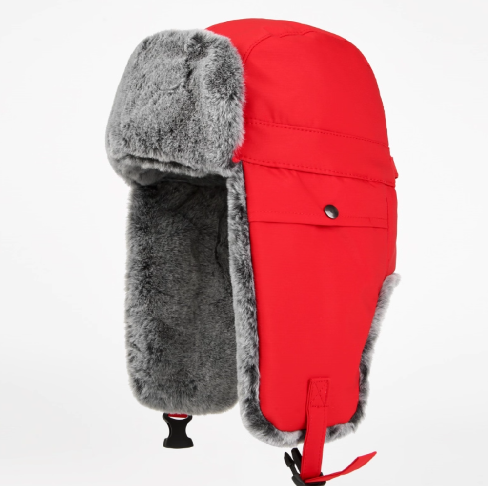 Winter velvet thickened windproof and cold proof ear protection hat, warm hat