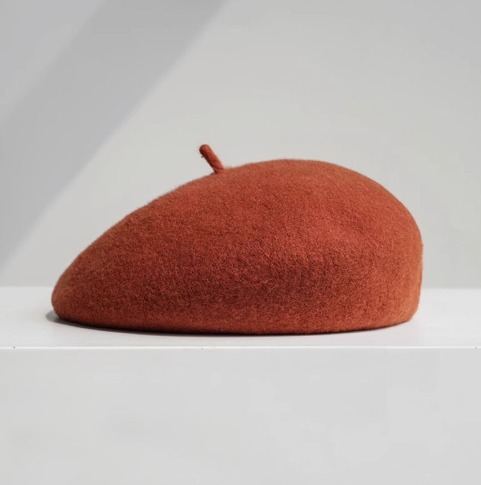 Beret female British retro painter autumn and winter woolen hat