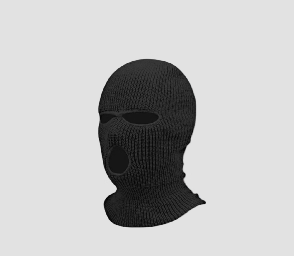Three hole head cover, outdoor sun protection, exposed mouth, head cover, full face mask, mask, hat