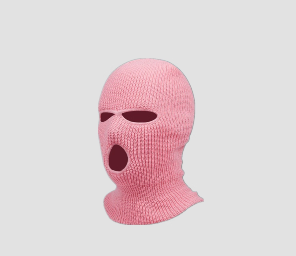 Three hole head cover, outdoor sun protection, exposed mouth, head cover, full face mask, mask, hat