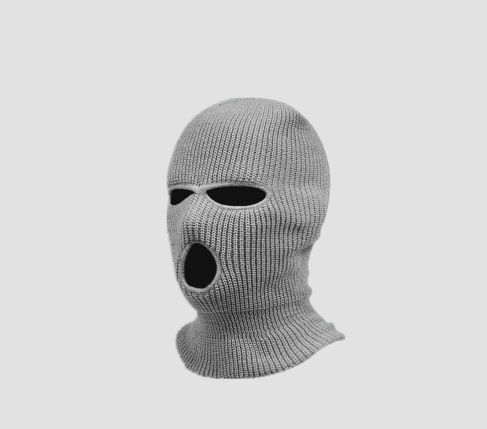 Three hole head cover, outdoor sun protection, exposed mouth, head cover, full face mask, mask, hat
