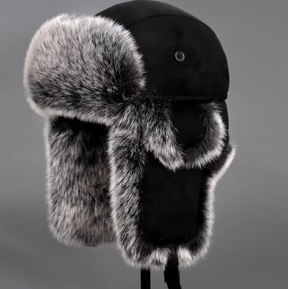 Winter thick warm cotton hat windproof and cold proof face mask hat