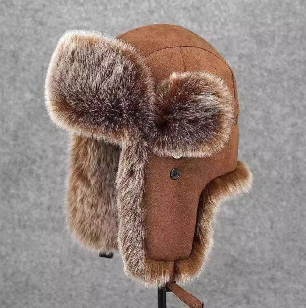 Winter thick warm cotton hat windproof and cold proof face mask hat