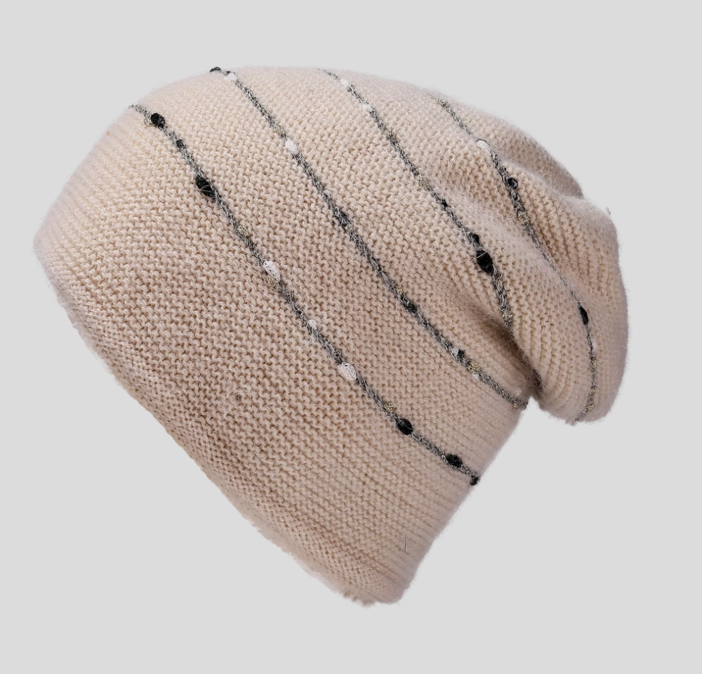 Lazy style big head circumference pile hat autumn and winter fashionable ear protection cold hat showing face small toe cap
