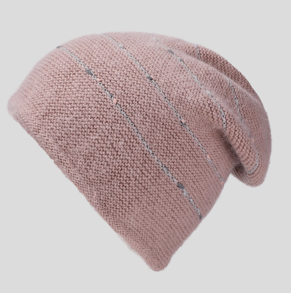 Lazy style big head circumference pile hat autumn and winter fashionable ear protection cold hat showing face small toe cap