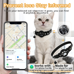 Collier pour chat AirTag avec clip pour patte