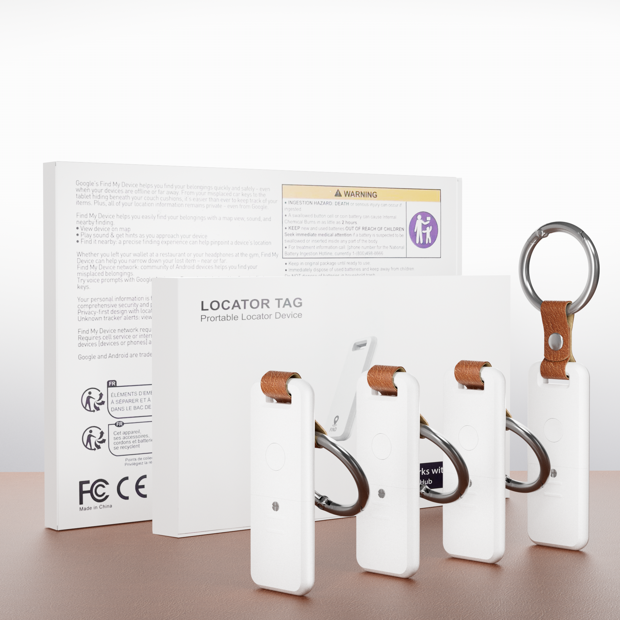 Kingminson-M07-Locator Tag for Google Find Hub – Keys, Bags, and Smart Tracking