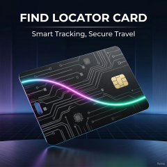 kingminson-Smart Card Item Locator-Apple & Google Dual System Rechargeable Card Tracker