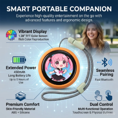 kingminson-Electronic Badge-Bluetooth TFT Screen Smart Display Badge